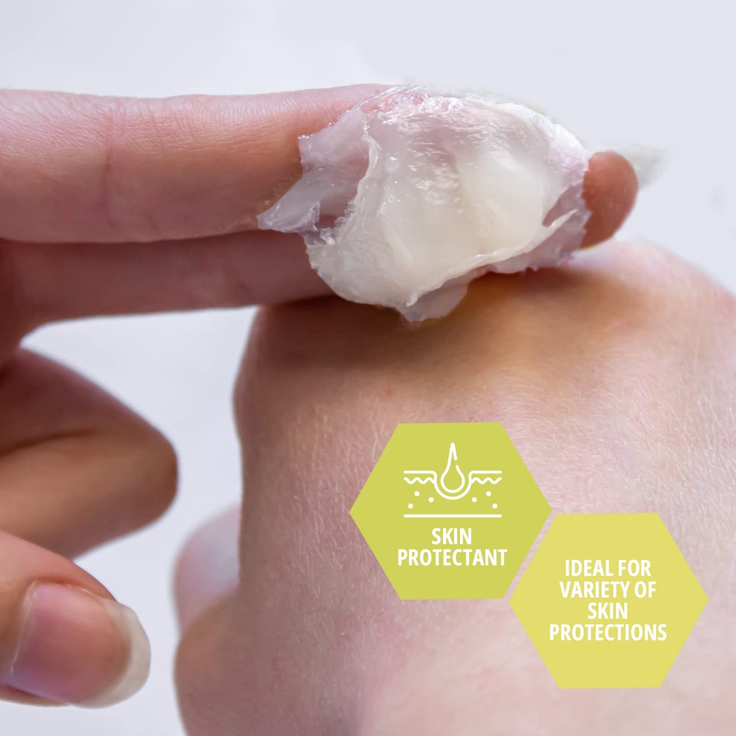 Med Pride Petroleum Jelly with Cocoa Butter – Large 13 oz Moisturizing Skin Protectant for Dry Skin, Rashes & Burns, Light Fragrance