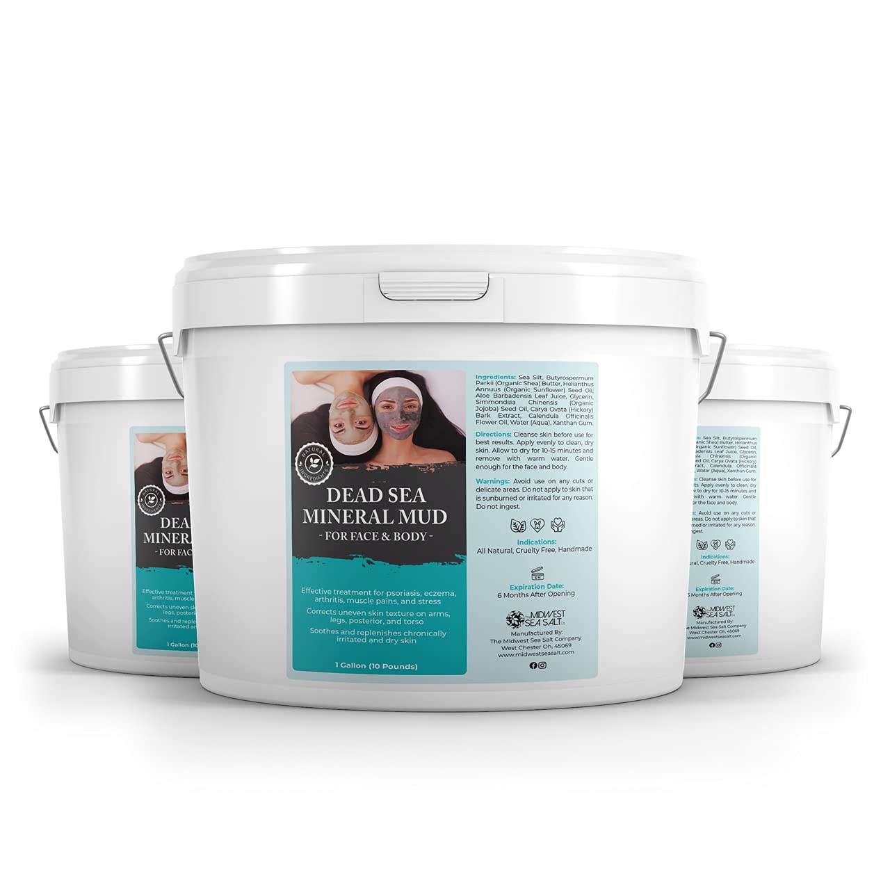 Dead Sea Black Mud - 10 lbs.