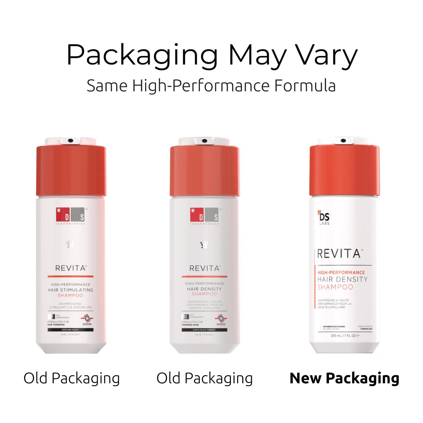 DS Labs Revita Shampoo 205mL – Boosts Thickness & Volume, Deep Scalp Cleanse, Lightweight Hydration, Sulfate-Free, Color Safe, Unisex Formula