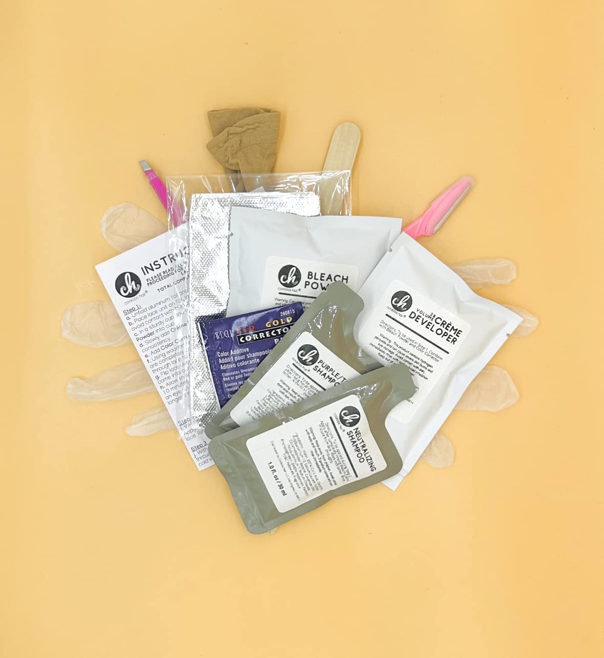 Lace Frontal Customization Kit (Bleach Knots)