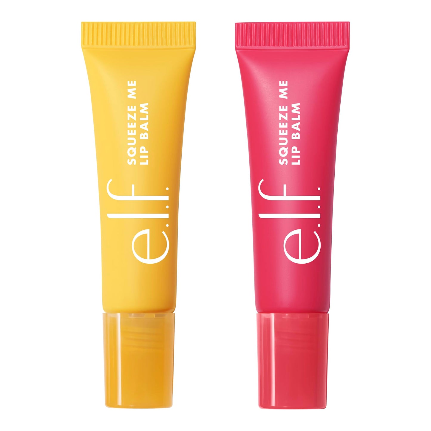 e.l.f. Squeeze Me More Lip Balm Duo, Moisturizing Balm For A Sheer Tint Of Color, Made With Hyaluronic Acid, Vegan & Cruelty-Free, Mango & Watermelon