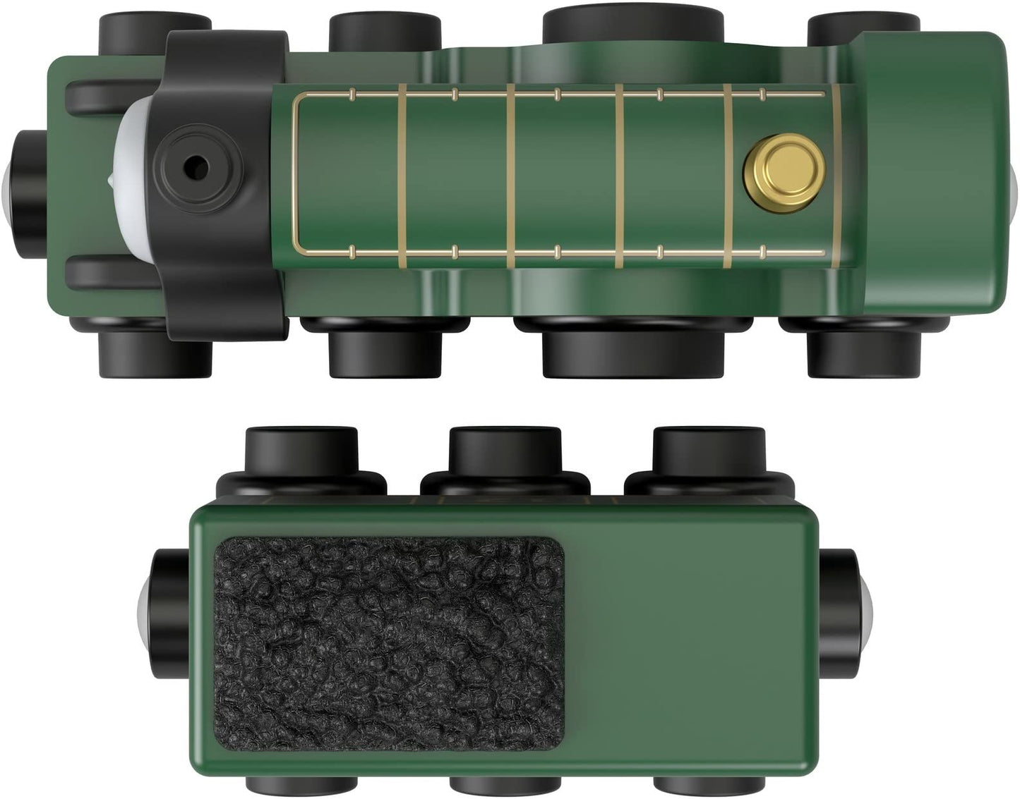 Thomas & Friends Wooden Railway, Emily Engine and Coal Car, push-along train made from sustainably sourced wood for kids 2 years and up