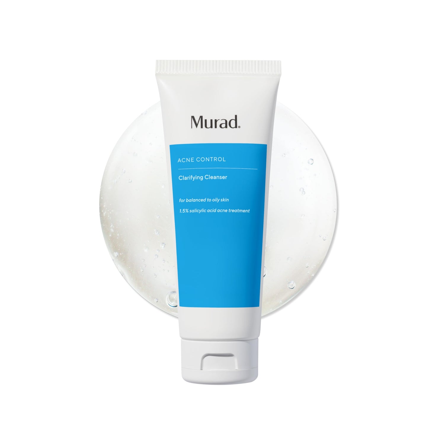 Murad Clarifying Cleanser – Salicylic Acid & Green Tea for Acne, Deep Clean, Oil Control & Breakout Prevention, 5 fl. oz