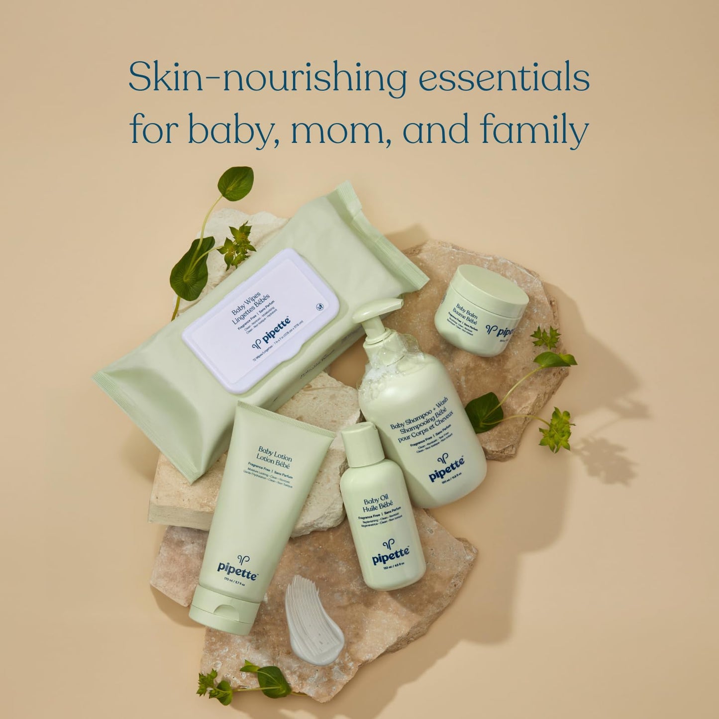 Pipette Leave-In Hair Detangler Spray for Kids – Silicone-Free, Plant-Derived Squalane, Nourishing & Softening, Orange + Vanilla Scent, 4.4 fl oz