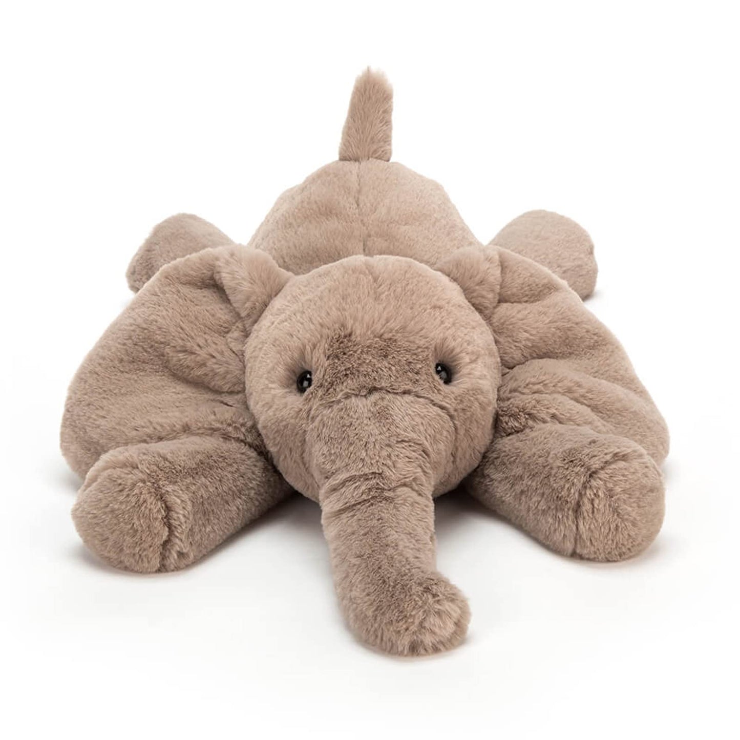 Jellycat Smudge Elephant Stuffed Animal, Medium 9.5 inches - Elephant Plush Toy - Classic Children's Gift