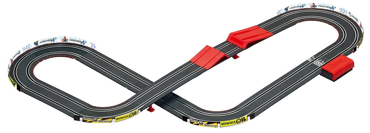 Carrera GO Battery Operated 1:43 Scale Slot Car Racing Toy Track Set with Jump Ramp for Kids Ages 5 Years and Up, Mario Kart