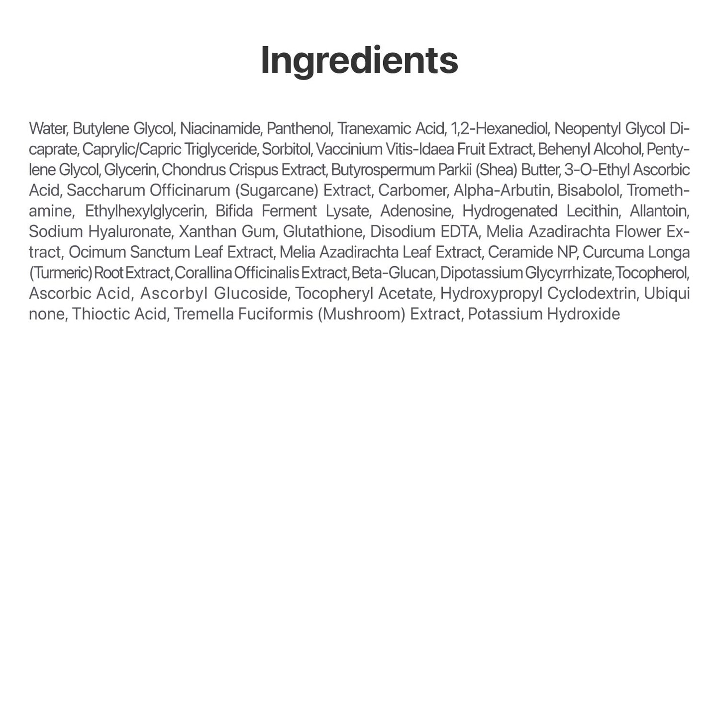 numbuzin No.5 Vitamin C & Niacinamide Serum, 1.01 fl. oz – Tranexamic Acid 4%, Glutathione for Hyperpigmentation & Sensitive Skin