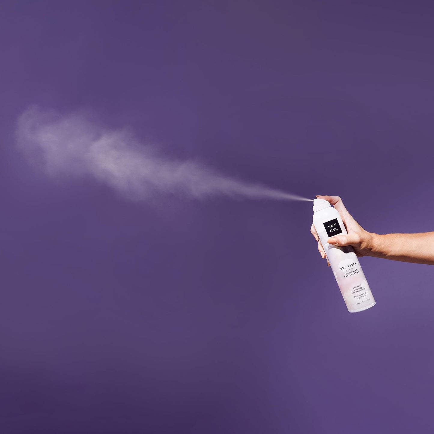 SGX NYC Dry Touch Volumizing Dry Shampoo - Paraben Free, Vegan Dry Shampoo Spray Absorbs Excess Oil - Fresh and Bouncy Hair with No Residue - 6.5 oz