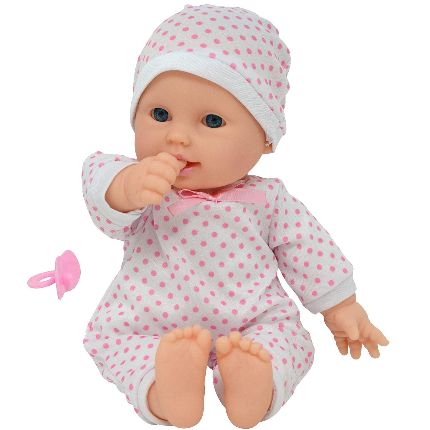 11 inch Soft Body Boy Baby Doll in Gift Box - Doll Pacifier Included -Toy Dolls for Boys and Toddlers (Caucasian)