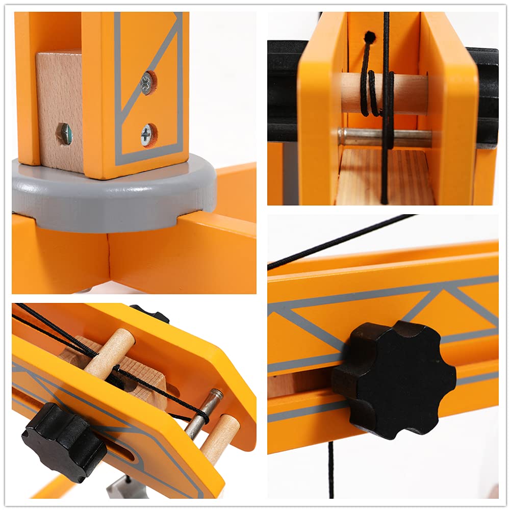 Hape Playscapes Crane Lift Playset| Construction Truck Vehicle Playset for Kids