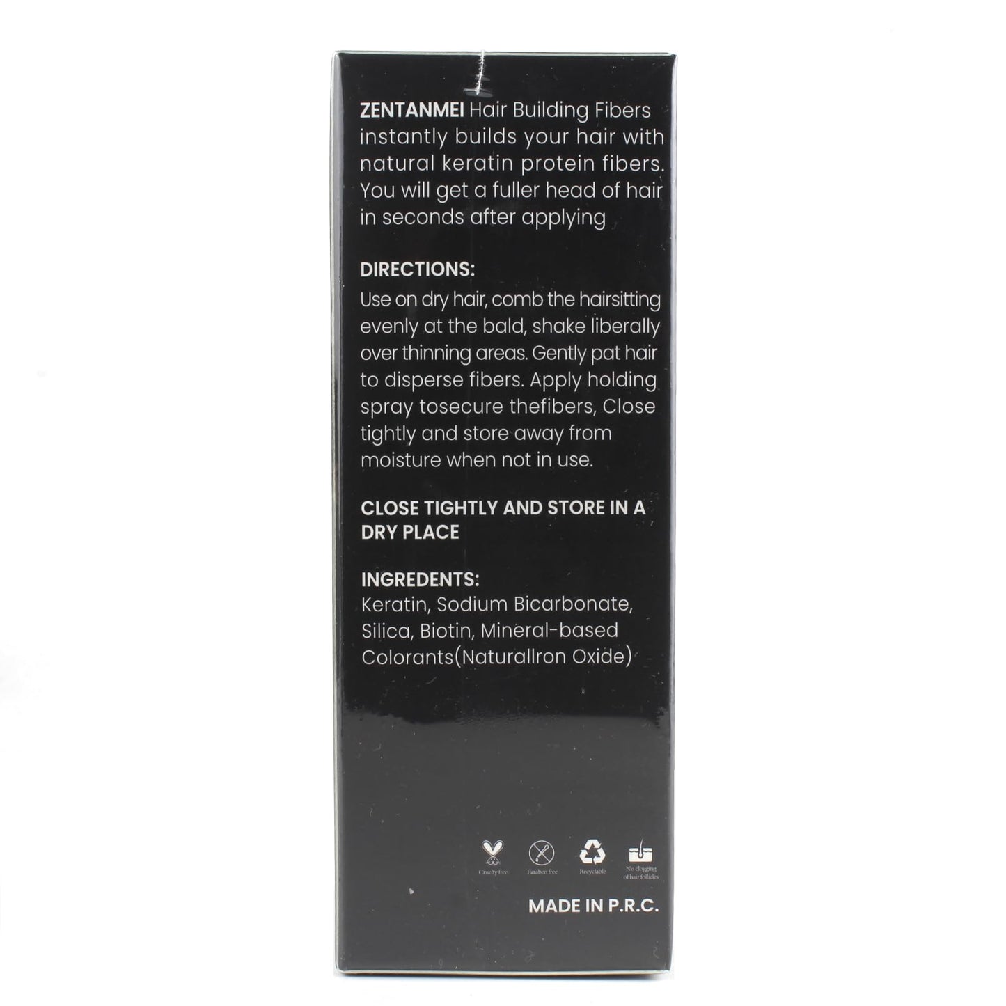 Hair Fibers for Thinning Hair for Women All-Natural Hair Building Fibers 0.98 Oz Hair Volume Powder Bald Spot Cover Up for Men & Women (Medium Brown)