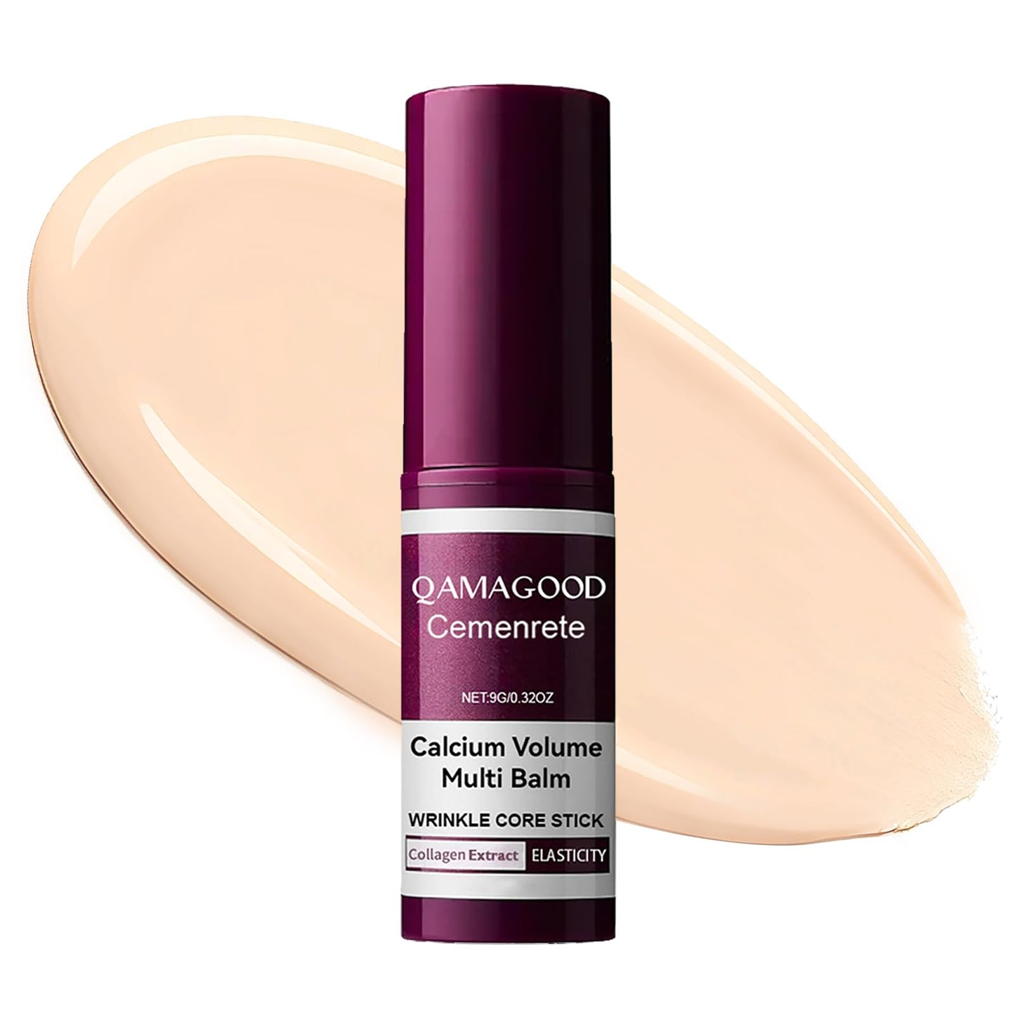 Qamagood Cemenrete Calcium Multi Balm Stick – Anti-Aging, Wrinkle & Sagging Repair, Collagen & Vitamin E Moisturizing Cream, 1PC