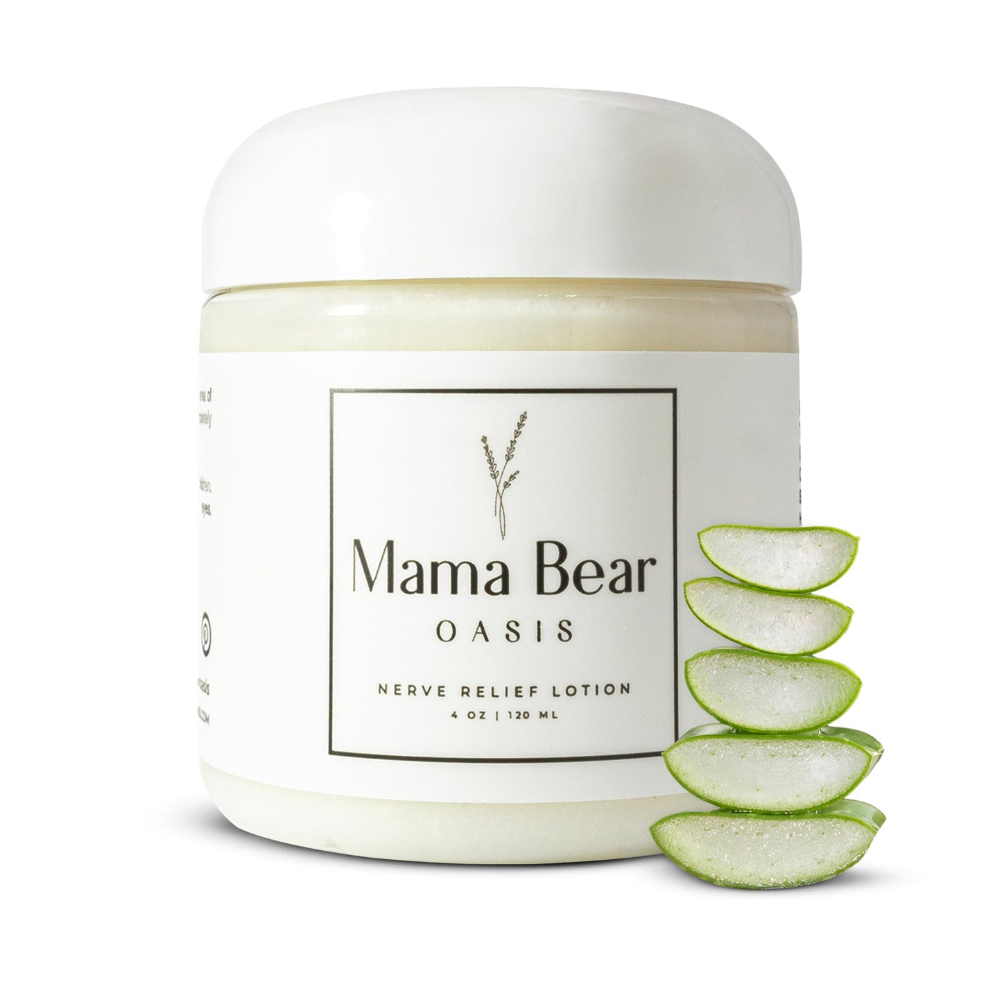 Mama Bear Oasis Lotion – Hydrating Magnesium Lotion, Fast-Absorbing & Non-Greasy, Soothes Feet & Legs, Pure Ingredients, 1-Pack