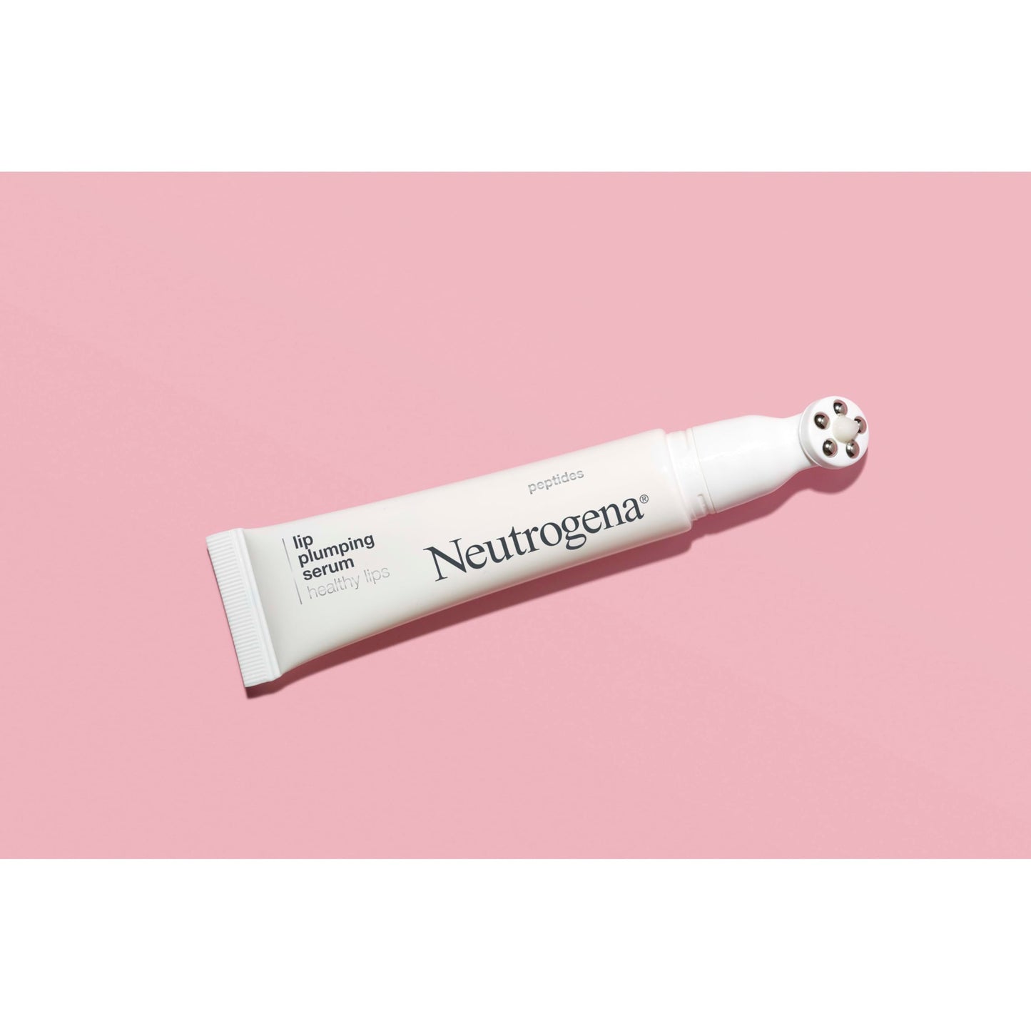 Neutrogena Healthy Lips Plumping Serum – Lip Enhancer with Peptides for Naturally Fuller, Nourished, Plumper-Looking Lips, 0.5 fl. oz