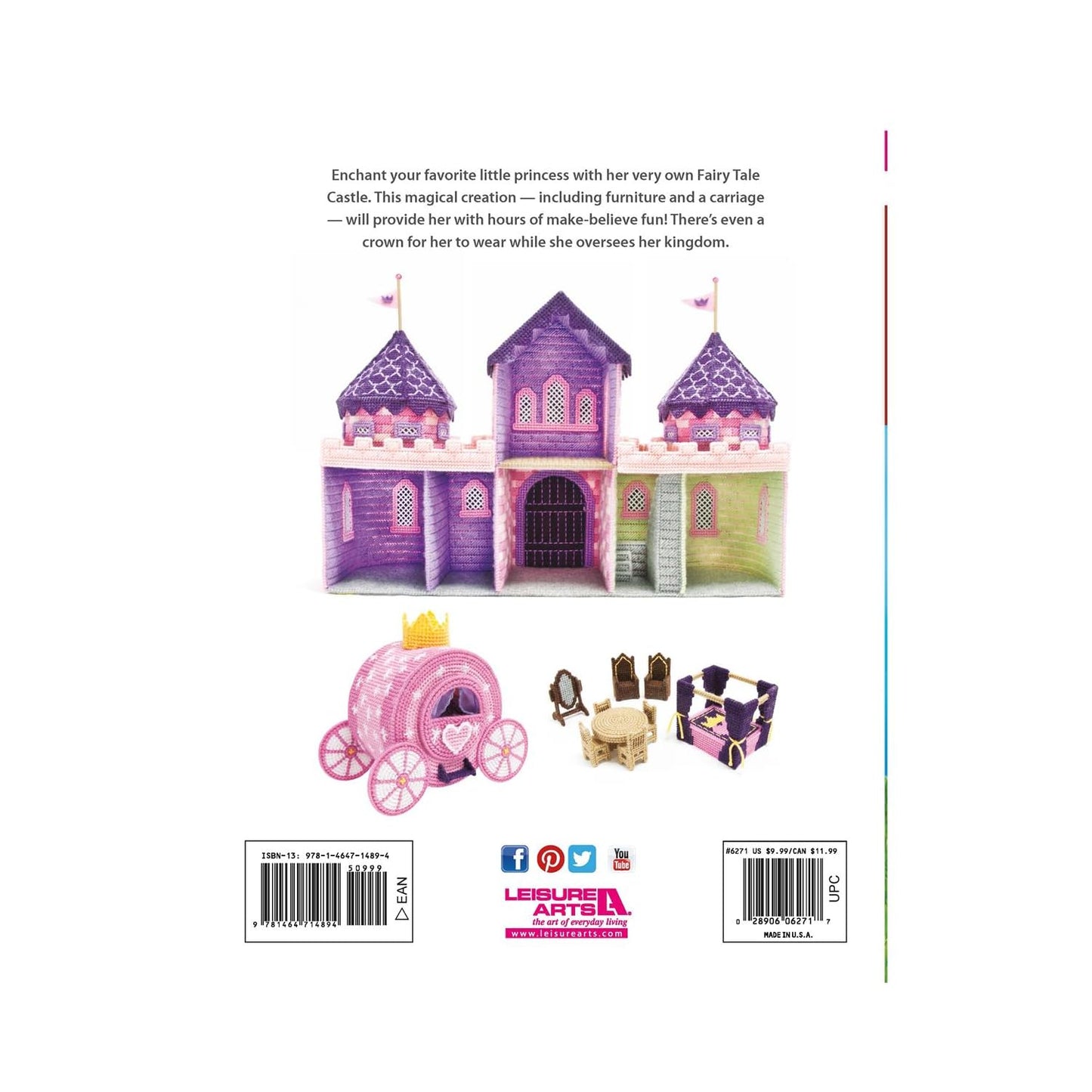 Leisure Arts LEA6271 Best/Mary MaximFairyTaleCastle