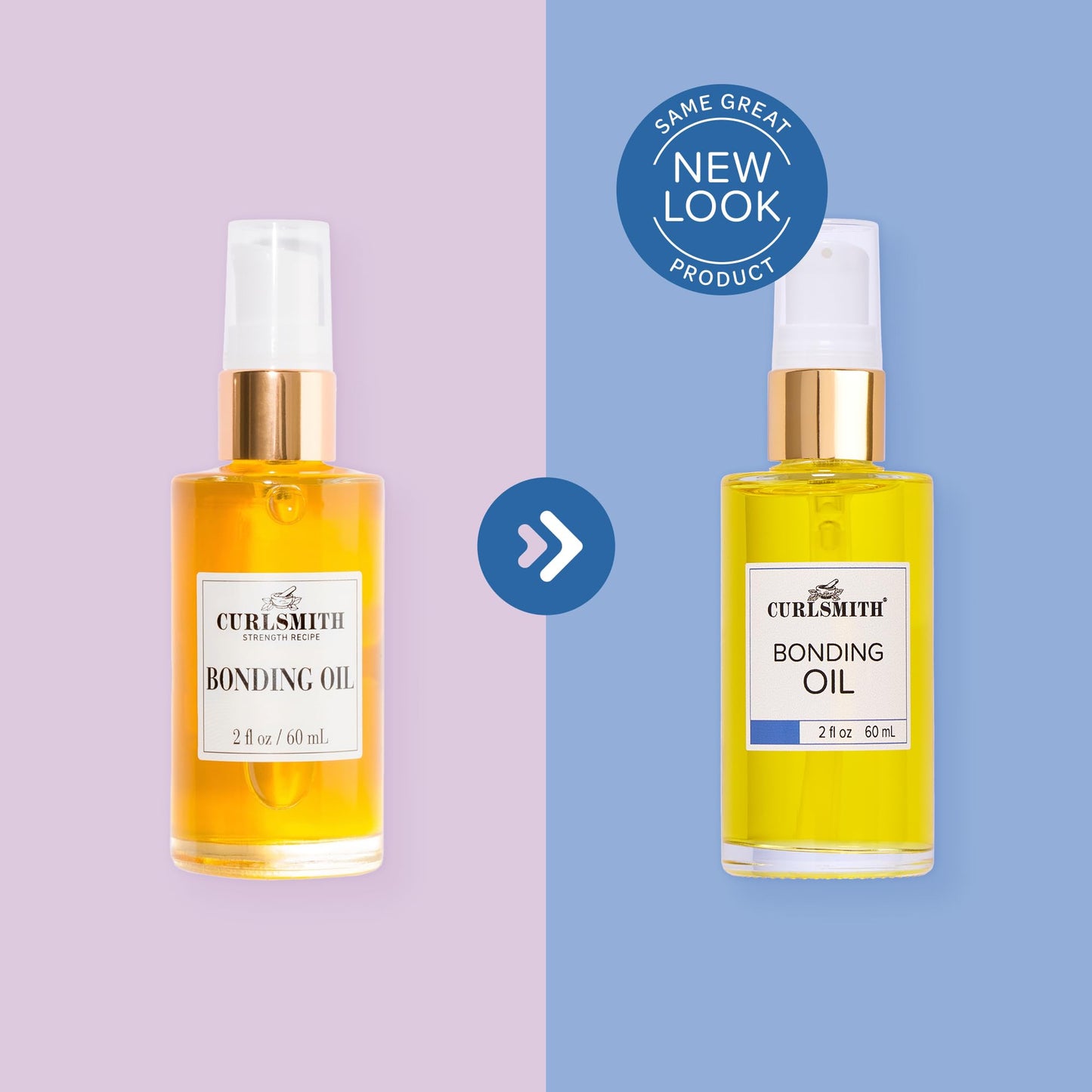 CURLSMITH – Bonding Oil, Lightweight Finishing Oil, For All Hair Types Including Dry & Damaged (60ml/2 fl oz)