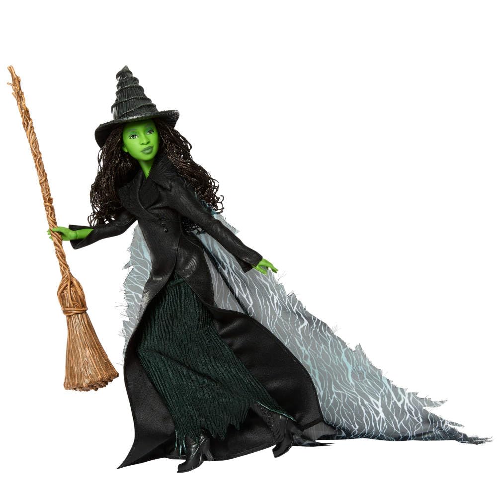 Mattel Universal Pictures' Wicked: for Good Deluxe Elphaba Fashion Doll with Removable Outfit & 4 Accessories, Inspired by The Movie