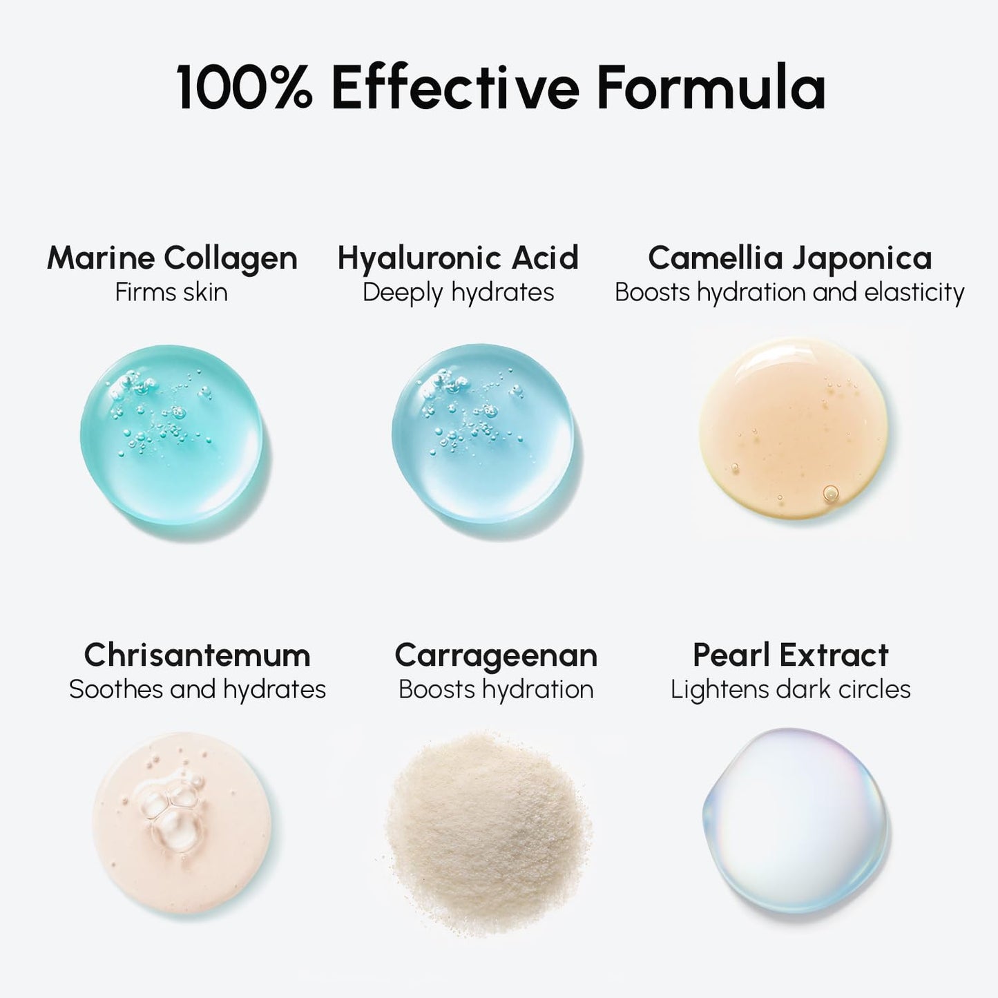 MAREE Under Eye Gels & Patches for Dark Circles, Puffiness & Wrinkles with Collagen & Hyaluronic Acid – Anti-Aging Skincare Treatment