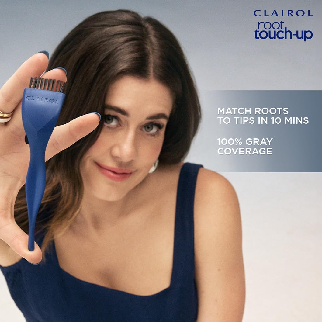 Clairol Root Touch-Up by Nice'n Easy Permanent Hair Dye, 4A Dark Ash Brown Hair Color, Pack of 1