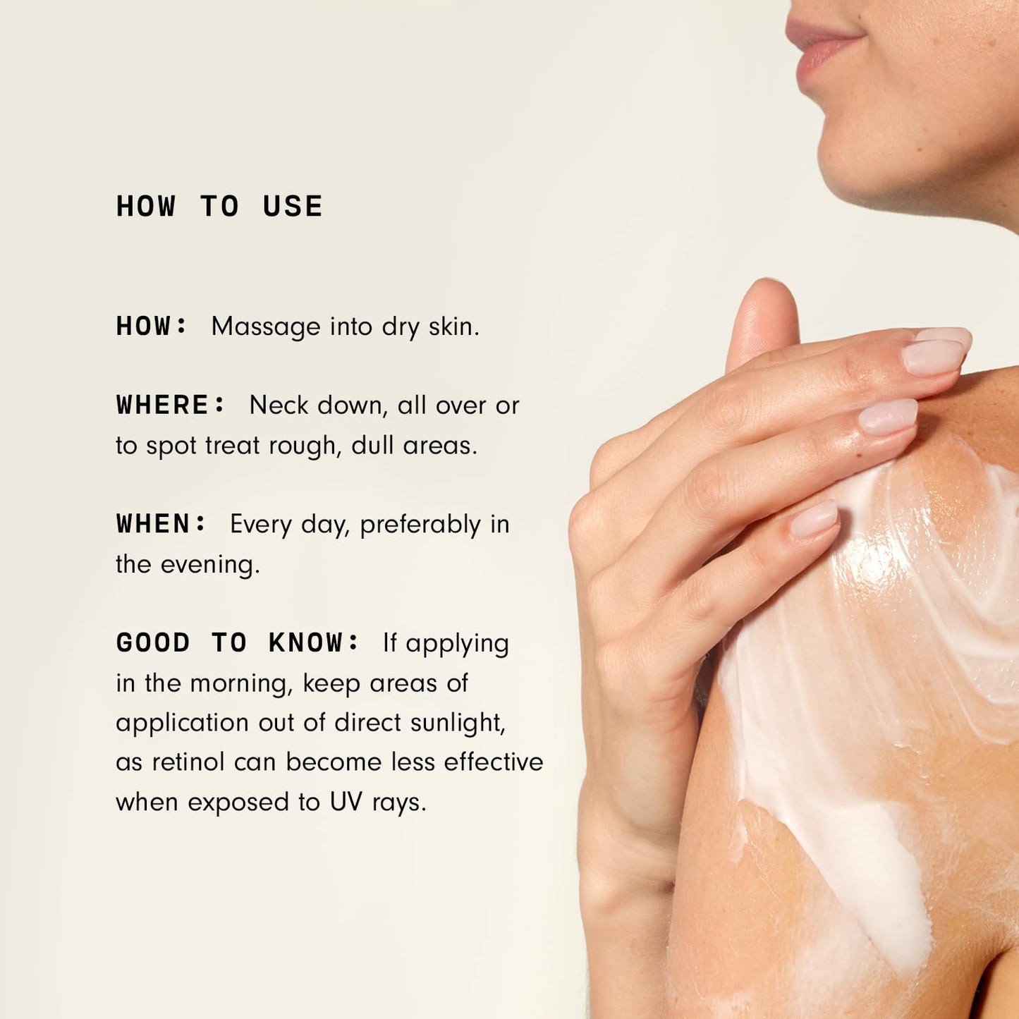 Versed Press Restart Retinol Body Lotion, 6oz – Firming, Lightweight Moisturizer with Cocoa Butter, Squalane & Vitamin E for Dark Spots & Aging Skin