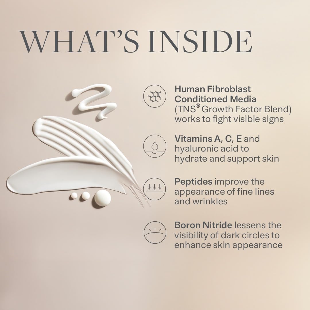 SkinMedica TNS Eye Repair Cream – Advanced Age-Defying Formula with Peptides & Antioxidants to Reduce Fine Lines, Wrinkles & Dark Circles