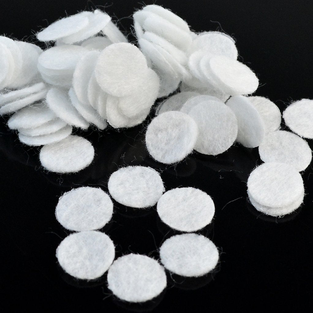100 Pcs Microdermabrasion Cotton Filters 10mm – Replacement Sponge Filter for Facial Vacuum Comedo Suction, White