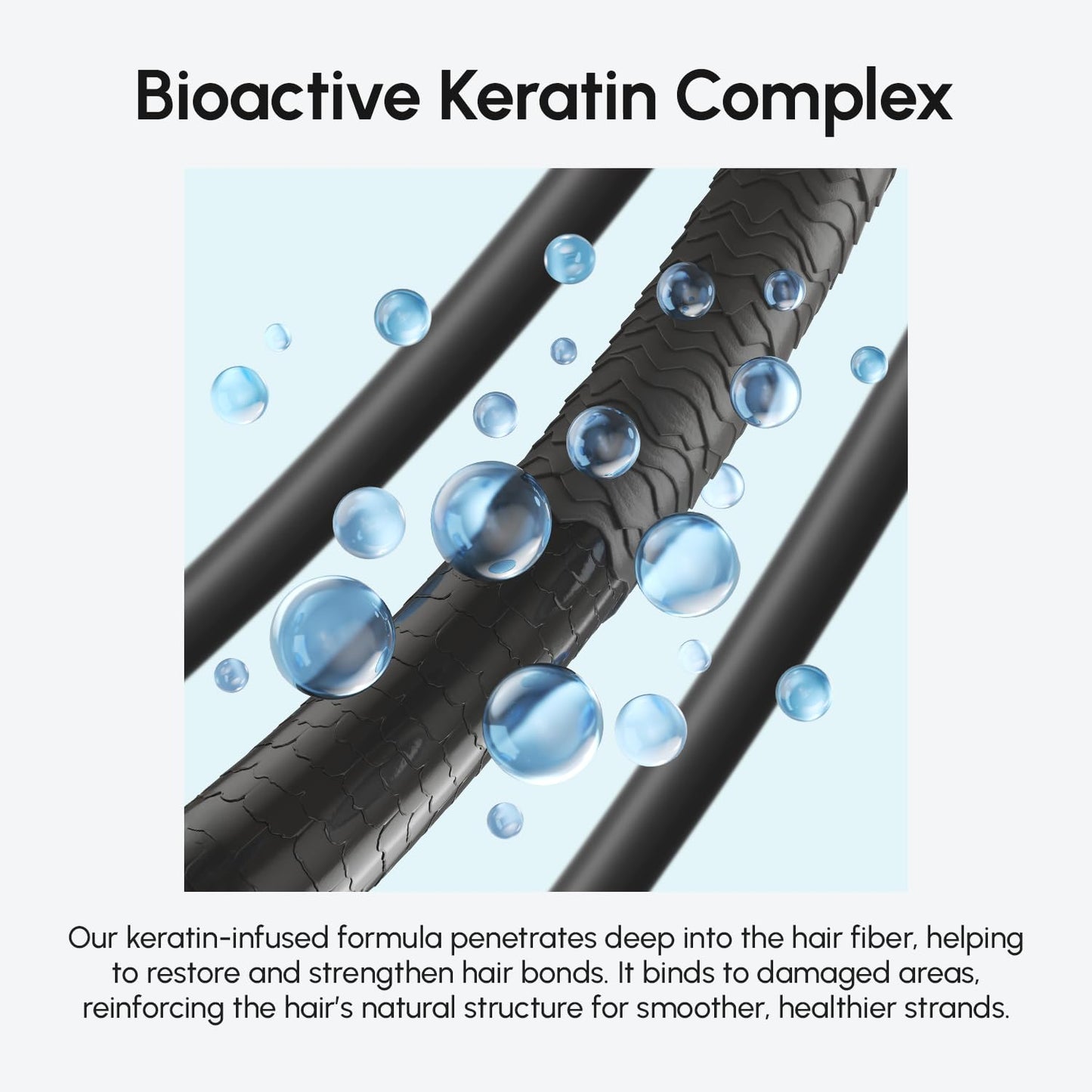 MAREE Leave-In Conditioner Spray with Keratin & Argan Oil – Hydrating Repair for Dry, Damaged, Curly Hair – Lightweight Moisturizer for Men & Women