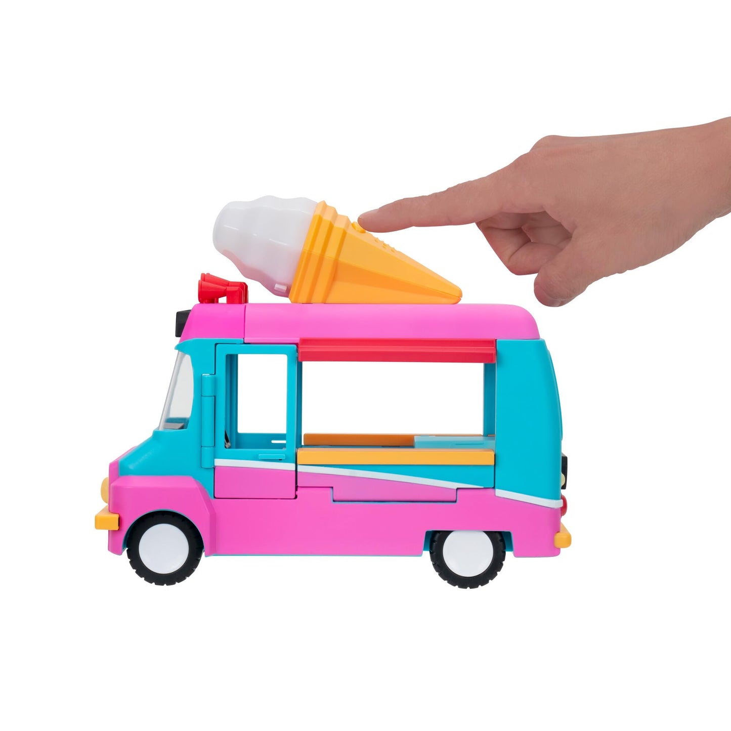Adopt Me! Ice Cream Truck - Transforming Vehicle with Lights and Sounds - Top Online Game - Exclusive Virtual Item Code Included - Ages 6+