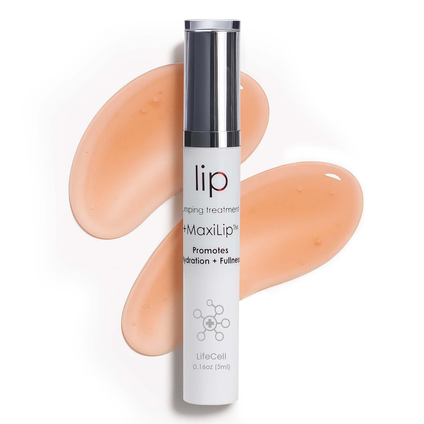 LifeCell Lip Plumping Treatment – Glossy, Hydrating Balm with MaxiLip Peptides for Fuller, Smooth Lips – Fragrance-Free, Non-Irritating
