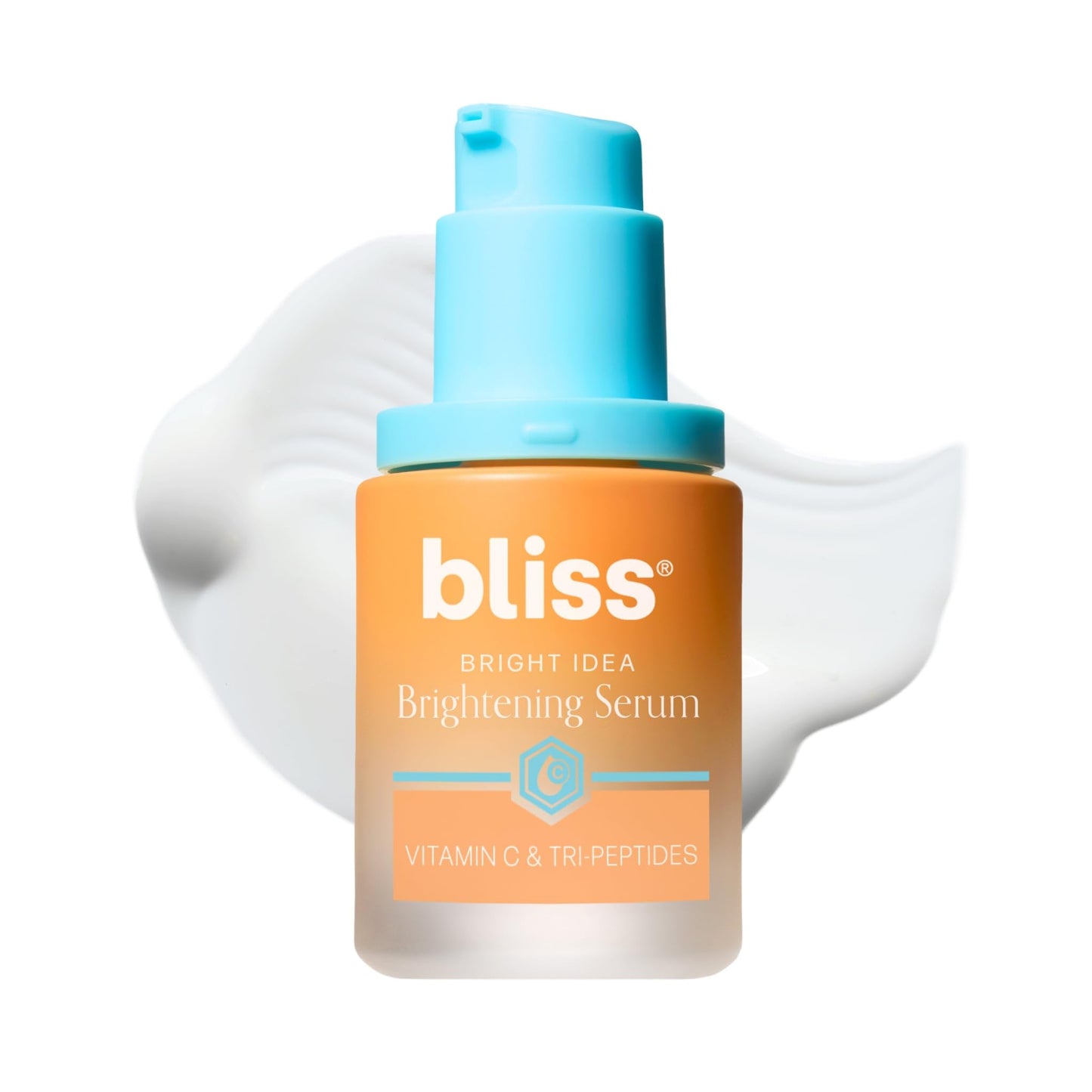 Bliss Bright Idea Vitamin C + Tri-Peptide Serum – 15% Brightening & Barrier Boost, Anti-Aging, Collagen & Elasticity, 1 fl oz