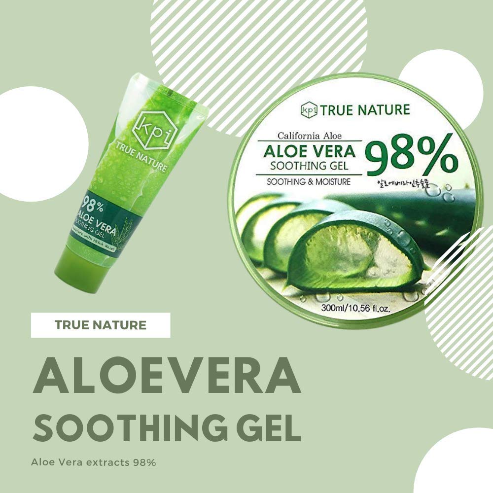 True Nature Soothing & Moisture 98% Aloe Vera Gel face moisturizer body aloe vera gel
