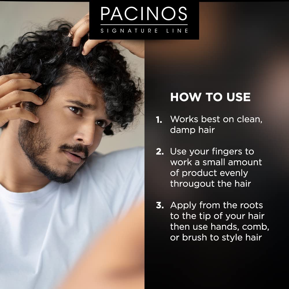 Pacinos Signature Line Curl Enhancing Mousse - Light Hold Hair Mousse and Styling Foam