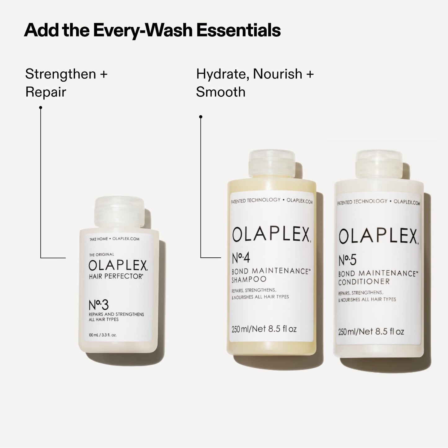 Olaplex No. 3 Hair Perfector Repairing Hair Treatment, Concentrated for Dry Damaged Hair, Repairs & Strengthens All Hair Types, 8.5 fl oz