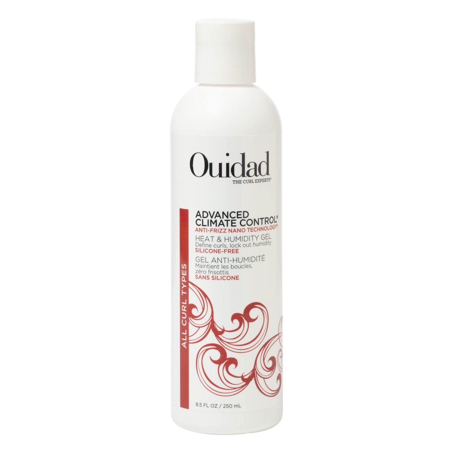 Ouidad Advanced Climate Control Heat & Humidity Gel 8.5 fl oz | Anti-Frizz Nano Technology | Humidity Shield & Crunch-Free Styling for All Curl Types