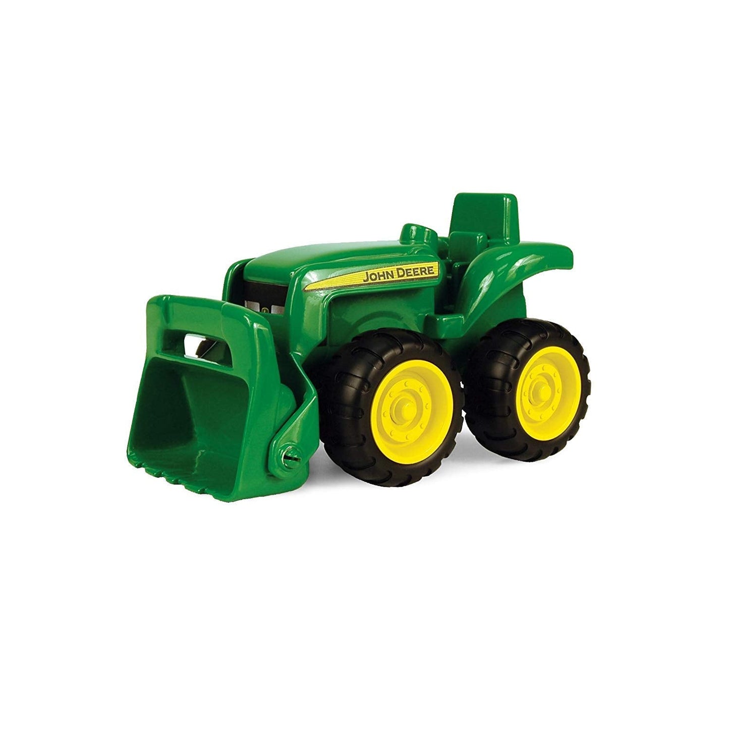 TOMY John Deere 2-Piece Vehicle Set – Dump Truck & Tractor with Loader, 6" Construction & Sandbox Toys for Kids 18 Months+