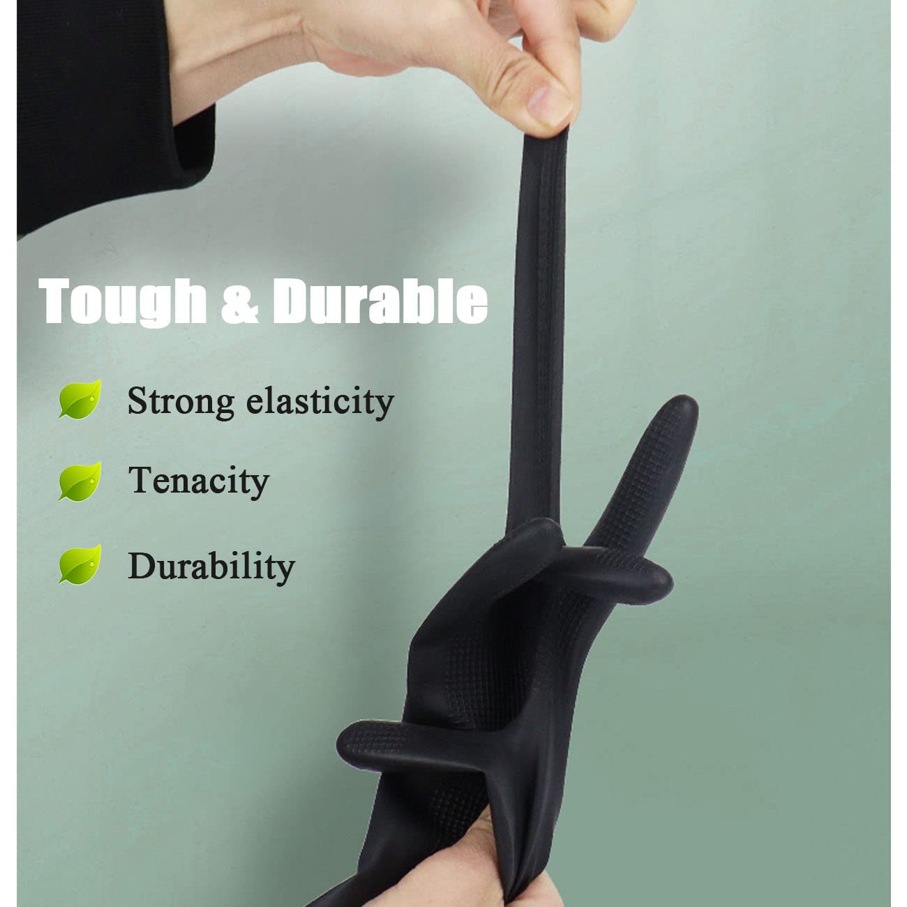 VOVCIG Hair Dye Gloves,Professional Hair Coloring Accessories for Hair Salon Hair Dyeing,2pcs(1 left+1 right),black