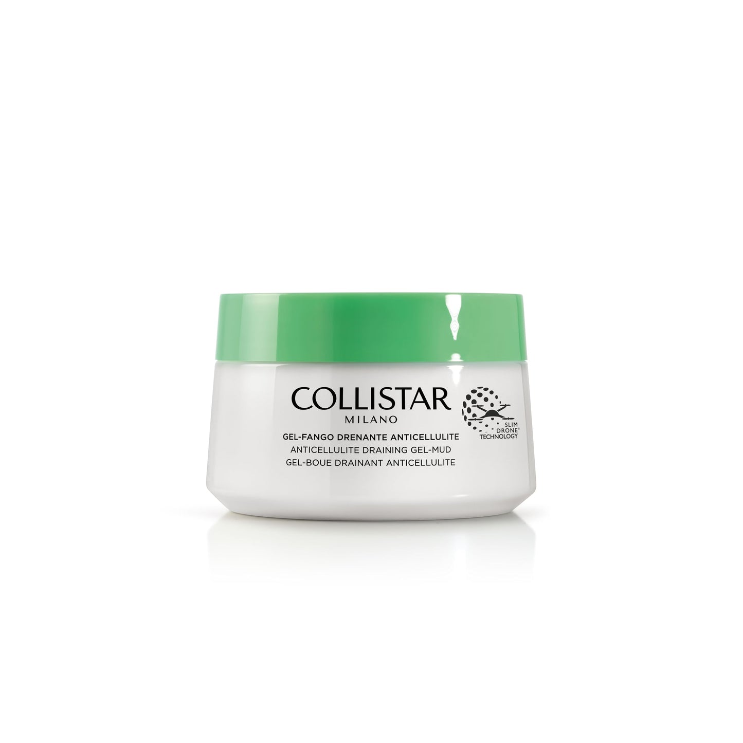 Collistar Gel-Mud Draining Anti-Cellulite 400ml – Slimming, Draining, Targeted Action with Escin & White Mud, No Rinse Needed