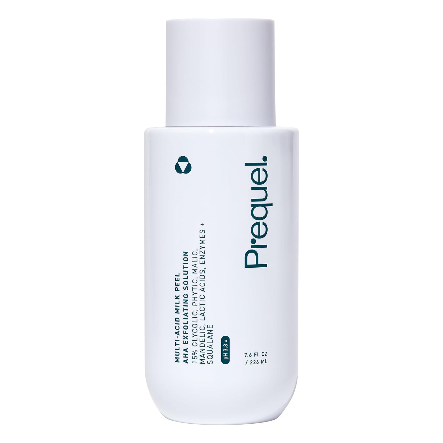 Prequel Skin Multi-Acid Milk Peel – 15% Glycolic Acid Face Peel with Lactic Acid & Enzymes, Hydrating Clinical Exfoliant, 7.6oz