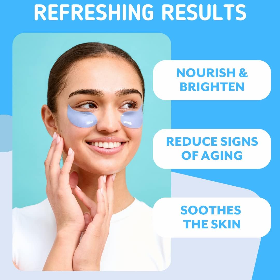 Patchology Iced Cooling Under Eye Mask Patches, 5 Pairs – Peptides, Cloudberry Oil & Bakuchiol to Soothe, Firm, & Reduce Fine Lines & Bags