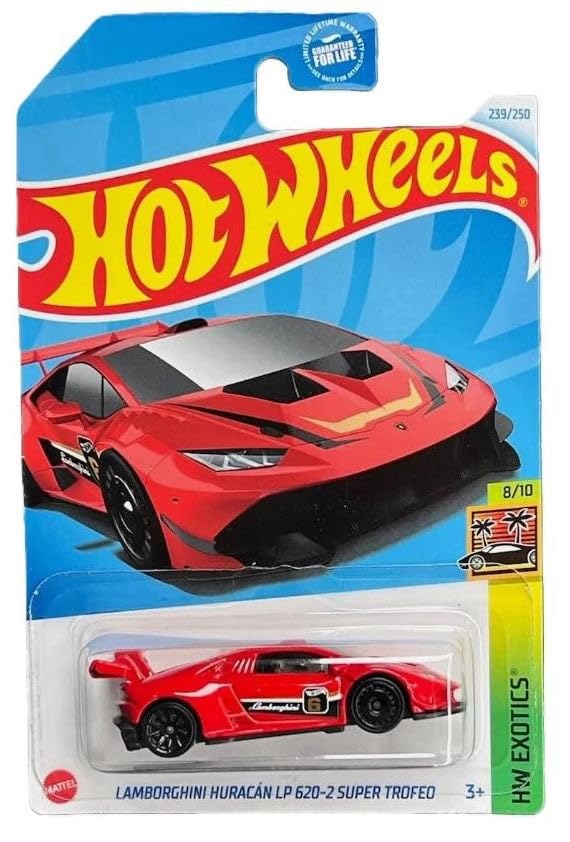 Hot Wheels Super Car Exotics Madness 5 Pack Random Diecast Bundle Set with Various Lambos, Lotus, Porsches, Mclarens, Paganis and More