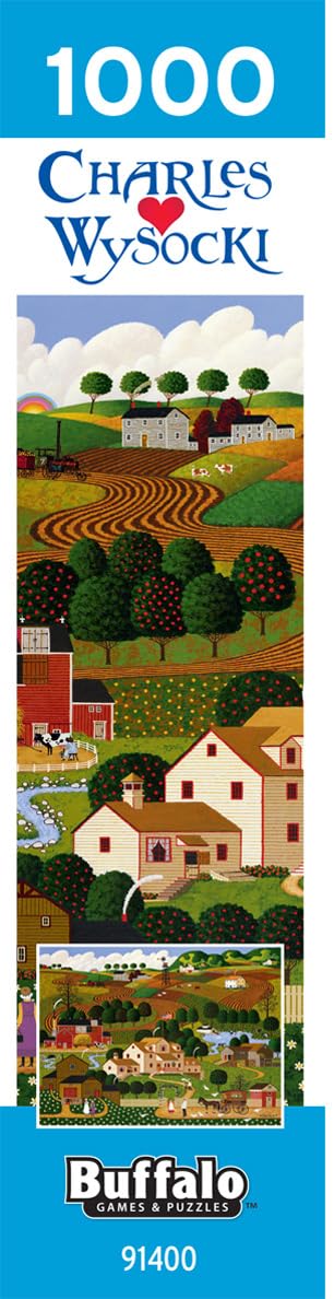 Buffalo Games - Charles Wysocki - Old Homestead - 1000 Piece Puzzle - Challenging Puzzle Perfect for Game Nights - Finished Size is 26.75 x 19.75