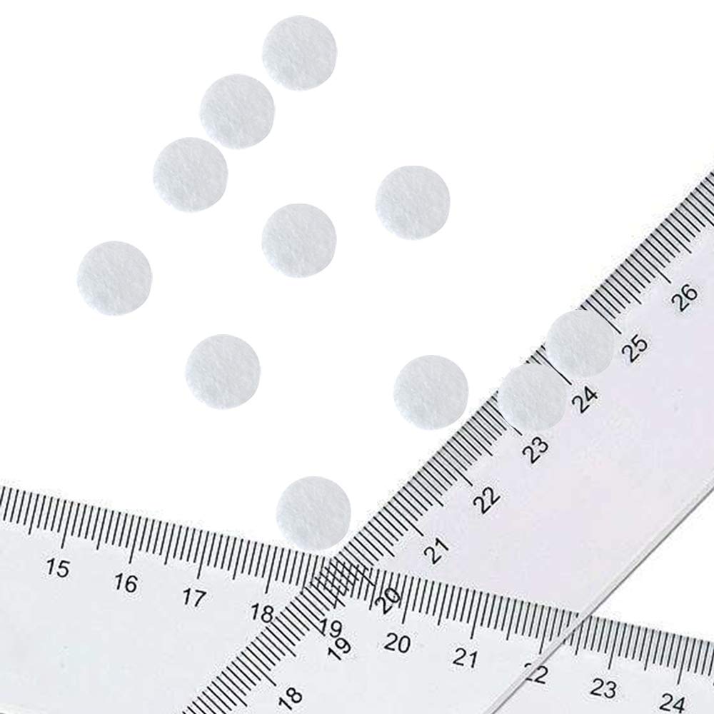 200 Pcs Microdermabrasion Cotton Filters, 10mm Diamond Facial Vacuum Replacement Sponge Filters for Suction Microdermabrasion Machine