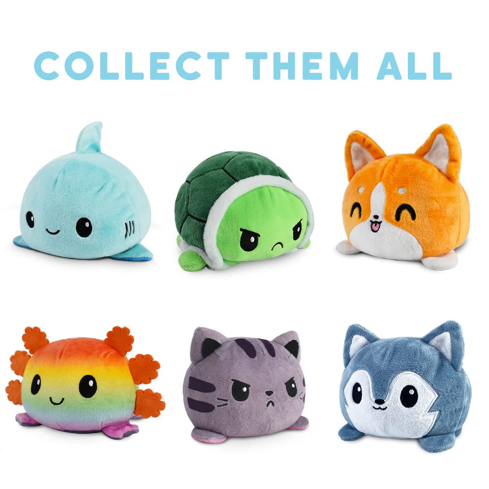 TeeTurtle - The Officially Licensed Original Sanrio Plushie - Cinnamoroll - Cute Sensory Fidget Stuffed Animals That Show Your Mood