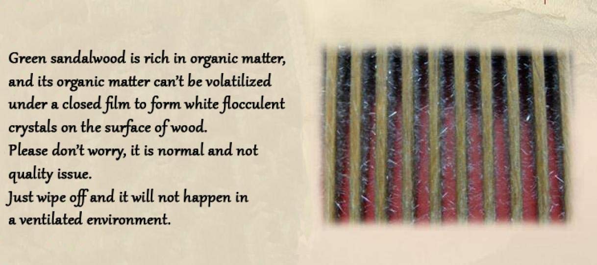 Louise Maelys Hair Comb Wooden Wide Tooth Combs for Curly Hair Detangling Sandalwood