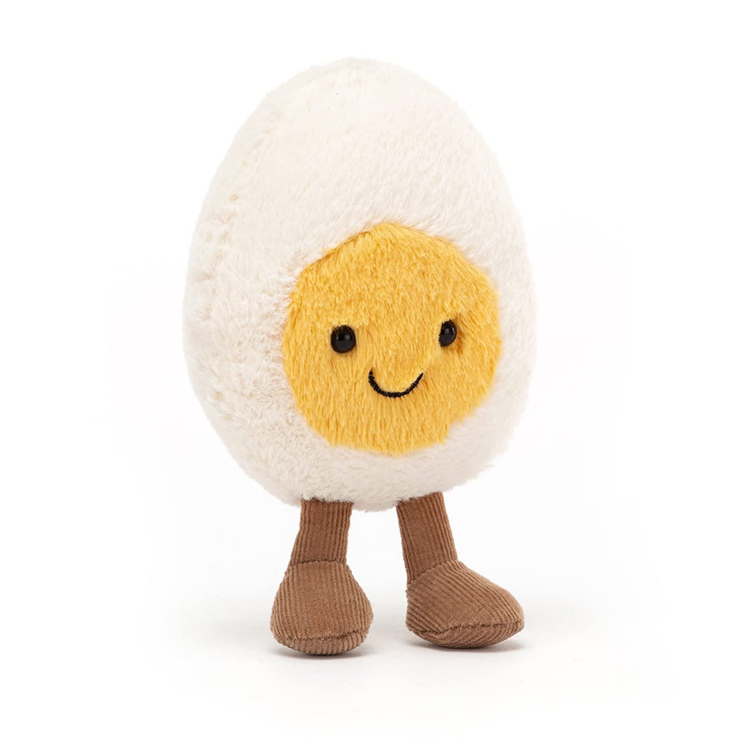 Jellycat Amuseables Boiled Egg Happy Stuffed Toy, Small 5.5 inches - Food Plush - Fun Gift Idea