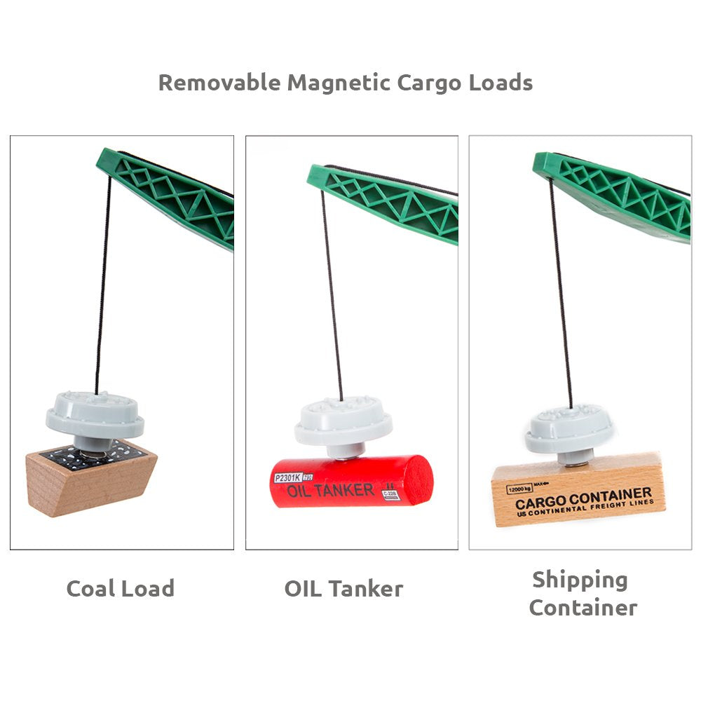 ORBRIUM Wooden Train Cars Gift Set with Storage Box & Tunnel – Compatible with Thomas & Friends, Brio, IKEA, Imaginarium, Melissa & Doug, Ages 3-7