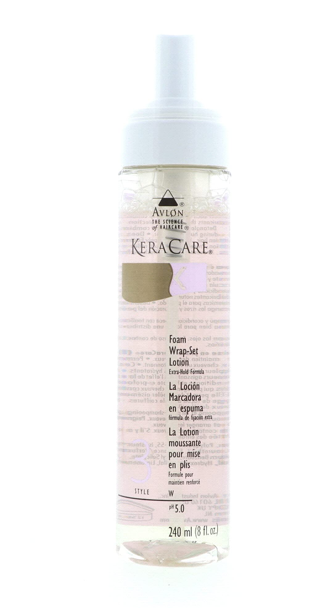 Avlon Kera Care Foam Wrap-Set Lotion Extra Hold 8oz