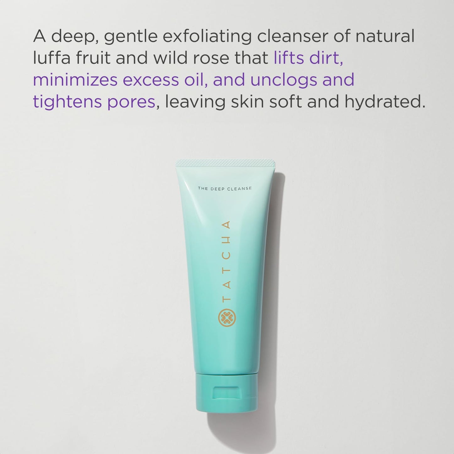 Tatcha The Deep Cleanse | Deep Pore Cleanser & Exfoliating Face Wash to Minimize Excess Oil & Tightens Pores | 150 ml / 5 oz