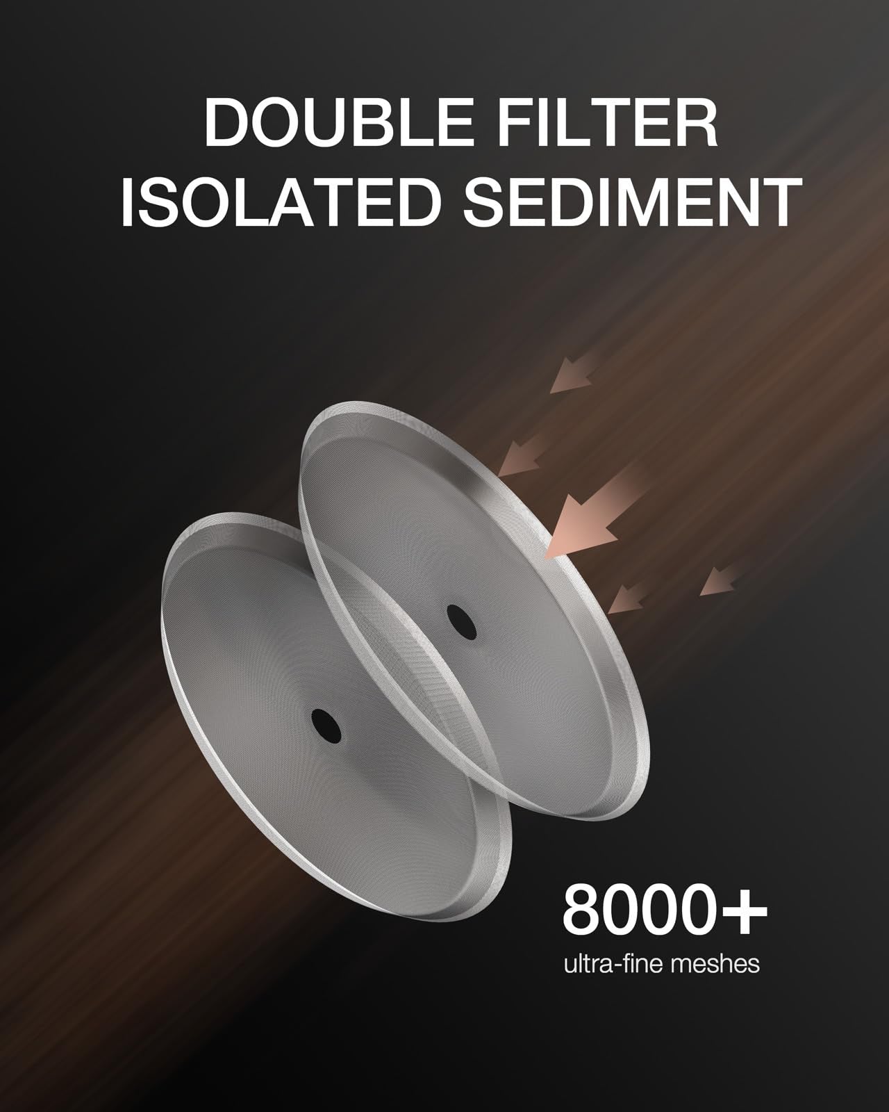 BAYKA 34oz French Press Coffee Maker – Borosilicate Glass & Stainless Steel, Large Portable Cold Brew Cafetera for Kitchen & Travel, Dark Pewter