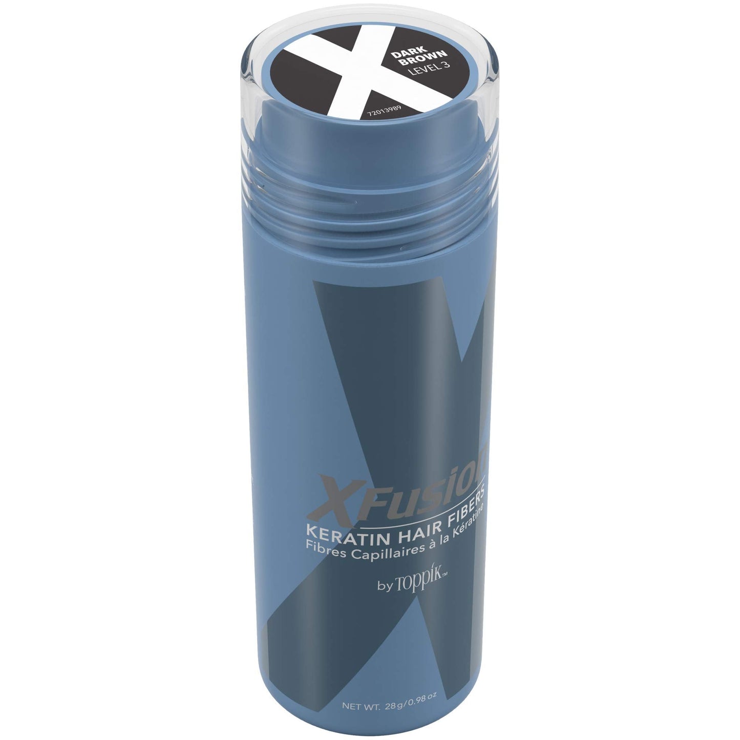 XFusion Keratin Hair Fibers - Dark Brown (Large Size 28g)